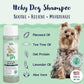 Bobbi Panter Dog Shampoo - Made in USA - All Natural Formula for Itch Relief & Soothing Skins, Concentrated 16:1 for Professional Groomers - Green Apple Scent, 13 Oz