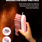 Harrison Howard Horse Grooming Kit 11-Piece Equine Care Series Horse Brush Sets with Organizer Tote Bag Tack Room Supplies Shedding Grooming Massaging Tools Pink Brushstroke Ponies