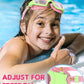 Kids Swim Goggles,Swimming Goggles for Kids 6-14, Anti-Fog UV Protection Pool Glasses for Boys Girls