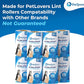 PetLovers Extra Sticky Lint Roller Mega Value Set for Pet Hair Removal, Dog and Cat Lint Remover (8 Pack Refills)
