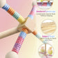 Bird Stand Perch Toy for Small & Medium Birds, 360° Rotating Natural Wooden Parrot Perchs for Bird Cages, Interactive Spinning Toy fo Parrot Parakeets Cockatiels Lovebirds Conures Finches Budgies