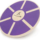 ProsourceFit Wooden Balance Board Non-Slip Wobble Core Trainer 15.75in (39.5cm) Diameter with 360 Rotation for Stability Training, Full Body Exercises, Physical Therapy