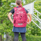 Spalding Basketball Backpack Sports Bag, Pink Backpack with Ball and Shoe Compartment, Use for Basketballs Accessories & Stuff, Basketball Gifts for Players, Pink