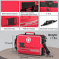 Comprehensive First Aid Kit, Premium Emergency Trauma Kits with Shoulder Strap for Car Camping Gear, Labelled Compartments Survival Kit, Home Essentials, Outdoor Emergency Medical Supplies -324 Piece