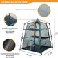 X-Large Catio Outdoor Cat Enclosure,3-Tier Spacious Outdoor Cat Tent for Indoors and Outdoors,Portable and Foldable Kitty Enclosure,Two Doors Design can Assemble More Shapes (Patented)