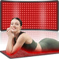 Red Light Therapy Pad for Body 406 LEDs 660nm & 850nm, 60W Foldable Near Infrared Light Mat with 5 Level Heating Mode, Smart Temp & Timer, Back, Waist, Shoulder Muscle & Pain Relief