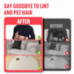 Pet Hair Remover, Electrostatic Pet Hair Removal Gloves, Reusable Cat & Dog Hair Remover for Couch, Furniture, Carpet, Curtain, Upgraded Animal Fur Removal Tool, Cat Grooming Gloves-2 PCS