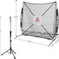 6'X6' Baseball Softball Practice Net,Pitching Net,Batting Net,with Bonus Strike Zone,Target and Bow Frame,for Hitting,Pitching,Catching