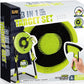 Leeray 3-in-1 bristle axe target board game - throwing target game set with throwing axes, lawn darts, and ninja throwing stars - axe throwing game for backyard outdoor games for kids and adults