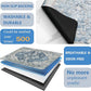 Washable Pee Pads for Dogs 2 Pack, Absorbent Reusable Puppy Pads Waterproof, Leakproof & Non-Slip Whelping Pad, Potty Training Pads for Dogs Playpen Mat 48x48