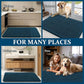 OLANLY Dog Door Mat for Muddy Paws 24x16, Absorbs Moisture and Dirt, Absorbent Non-Slip Washable Doormat, Quick Dry Chenille Mud Mat, Entry Indoor Entryway Carpet for Inside Floor, Atlantic Blue
