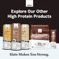 Slate Milk - High Protein Milk Shake - Classic Chocolate - Lactose Free, 20g Protein, 1g Sugar, 100 Calories, 2g Net Carbs, No Added Sugar - Natural, Breakfast Boost, Post Workout - 11 fl oz, 12 Cans