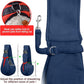 Tomkas Small Dog Sling Carrier - Zipper Pocket & Adjustable Strap - for 3-10 lbs Pets(Dark Blue)
