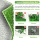 Hompet Dog Grass Pad with Tray Large, Puppy Turf Potty Reusable Training Pads with Pee Baffle, Artificial Grass Patch for Indoor and Outdoor Use, Ideal for Small and Medium Dogs (30"×20")