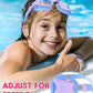 Kids Swim Goggles,Swimming Goggles for Kids 6-14, Anti-Fog UV Protection Pool Glasses for Boys Girls