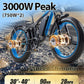 Peak 3000W Dual Motor Ebike for Adults, 48V 25AH Long Range Electric Mountain Bike, 30-34MPH Step-Thru Unlocked Electric Bike