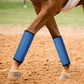 Jexine 12 Fly Boots for Horse Set of 12 Loose Breathable Mesh Horse Fly Sheets Protective Horse Leg Wraps Leggings for Preventing Flies and Mosquitoes Bites(Blue)