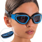 AqtivAqua Swimming Goggles, DX Wide View Swim Goggles for Adult Men Women, Anti Fog No Leaking