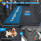 URPOWER Back Seat Extender for Dogs - Hard Bottom Dog Car Seat Cover Holds 400 lbs, Waterproof Dog Hammock Dogs Bed for Cars, SUVs & Small Trucks, Pet Backseat Protector with Mesh Window & Large Space