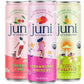 Juni Sparkling Adaptogen Drink with Ashwagandha, Lion's Mane & Reishi Mushrooms | Green Tea for Focus | Zero Sugar, 5 Calories | All Flavors 24-Pack
