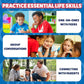 ThinkPsych Chat Chains Expansion Pack - Counseling Games & Therapy Games for Teens - Social Skills Games for Kids, Play Therapy Toys, Speech Therapy Games - Ages 8-99