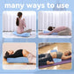 ROYALAY 2 Pcs Yoga Bolster Pillow for Restorative Yoga, Rectangular and Cylinder Meditation Pillow Set with Carrying Handles, Supportive Cushion for Exercise Workout Stretching Meditation,Sky Blue