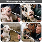 30ML Veterinary Metal Feeding Gun, Continuous Drench Gun Dosing Device Veterinary Adjustable Medicine Dispenser Husbandry Autonomous Feeding Tool, Pig Cattle, Sheep, Horse for Drench Gun