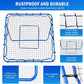 Volleyball Rebounder Net, Soccer Baseball Rebound Pitchback Net, Adjustable Target Practice Nets, Easy Setup Softball Bounce Back Trainer Equipment, Improve Sport Training Skills for Backyard