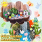 CCINEE 40pcs Mini Resin Animals Figures to Hide, Miniature Resin Figurines Bulk for Fairy Garden Dollhouse Accessories Tiny Figurines Animals to Hide Aquarium Toys