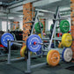 Premium Color-Coded Rubber Bumper Plates Set - 2 Inch Olympic Weight Plates for Home Gym Cross and Strength Training