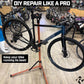 Revere Bike Repair Stand & Storage Bag, Telescoping Arm, Rotating Clamp, Magnetic Tool Tray, and Adjustable Handlebar Rod - Heavy Duty, Sturdy, Adjustable