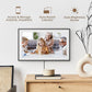 Dragon Touch 15.6" Digital Calendar Chore Chart – 1080P Full HD Interactive Touchscreen, Smart Family Planner, Hearth Display Digital Calendar Wall & Desk Mountable for Seamless Scheduling Black