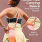Coolflask Insulated Water Bottle with Straw, 40 oz Metal Water Flask with Straw & Spout Lids, Stainless Steel Double Wall Vacuum, Keep Cold 48h Hot 24h, Leak Proof & Non-BPA, Sunny Orange