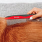 Tuff Pupper Dog Grooming Comb Set | Easily & Safely Remove Dead, Matted Knotted Hair | Ergonomic Pet Detangling Combs | No-Slip Safety Handle For Precision Control | Rounded Tips Prevent Scratching