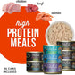 Tiki Cat Chicken Craves Whole Food, Ultimate Variety Pack, 36 Servings of High Protein Meals with Shredded Chicken, Wet Cat Food Mega Pack, 2.8 Ounce Cans (Pack of 36)