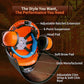 LANON Industrial Forestry Safety Helmet Protection System, ANSI Approved Chainsaw Hard Hats with Adjustable Ear Muffs & Face Shield Visor, 6 Point Adjustable Ratchet Suspension, Class C, Orange