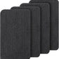 OLANLY Dog Door Mat Set 4-Piece 30x20, Absorbs Moisture and Dirt, Absorbent Non-Slip Washable Doormat, Quick Dry Chenille Mud Mat for Dogs, Entry Indoor Entryway Carpet for Inside Floor, Dark Grey