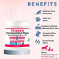 Truseb Topical Ketoconazole and Chlorhexidine Wipes for Dogs, Cats and Horses - with Aloe for Cleansing - 50 Count (Ketoconazole & Chlorhexidine Wipes, 50 Count)