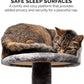 Furhaven 49.5" Tall Cat Tree for Indoor Cats, Ft. Sisal Scratching Posts, Plush Ball Toy, & Busy Box Toy - Tiger Tough Play Stairs Interactive Playground Tower - Gray, One Size