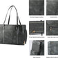 Stylish Dog Purse Carrier, Leather Pet Carrier Bag for Small Dogs Cats Puppy, Airline Approved Soft-Sided Carrier Grey