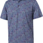 Men's Golf Polo Shirts Short Sleeve Striped Performance Moisture Wicking Dry Fit Golf Shirts for Men