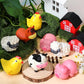 Wettarn 12 Farm Animal Foam Stress Toy Party Favors Fidget Toy Bulk Cute Farm Animal Stress Relief Gift Supplies for Adults Kids Graduation Classroom Reward Bathtub Beach Pool Mental Stimulation