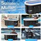 Upgraded 175 Gal XXL Large Oval Ice Bath with Air Ring, Multi-Layered Portable Cold Plunge Tub for Athletes, Foldable & Inflatable Cold Tub Recovery at Home, Outdoors,Gym Use Bathtubs.