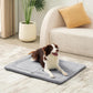 Made4Pets Dog Crate Pad Bed for Large Dogs, Washable & Reversible, Anti-Slip Kennel Mat for Cozy Sleeping, Soft Fluffy Dog Bed for Indoor & Outdoor Use, 36"x27", Gray
