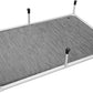 Veehoo Chew Proof Elevated Dog Bed - Cooling Raised Pet Cot - Silver Aluminum Frame and Durable Textilene Mesh Fabric, Unique Designed No-Slip Feet for Indoor or Outdoor Use, Black Silver, XX Large