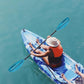 Kayak Paddle 4 Pieces Aluminum Shaft and PP Blade Floating 86.6in/220cm, 90.5inch/230cm Lightweight Oars