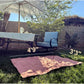4’9” x 3’3” Compact Minimalist Water Resistant Canvas Mat,Kids/Single Use,Lightweight for Outdoor,Picnic,Beach