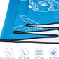 QiyI Yoga Mat Towel with Corner Pockets, Non Slip Sweat Absorbent Hot Yoga Towels, Soft Yoga Blankets with Travel Bag, Skidless Mat Cover for Workout, Gym, Fitness - 70"x26", Blue Mandala Elephant