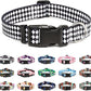 Mercano Adjustable Dog Collar - Special Design Patterns, Soft Nylon Comfortable Durable Pet Collar for Small Medium Large Dogs (L, Rhomb)