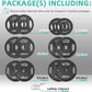 Olympic Cast Iron 2-Inch Weight Plates for Strength Training & Weightlifting, 255 Pounds Set, Multiple Packages